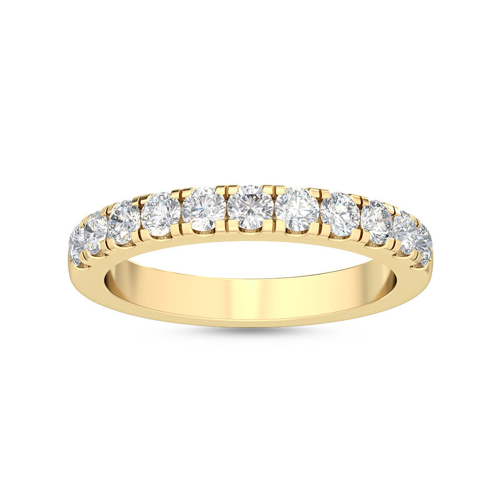 Yellow Gold / Chiara Prong Wedding Band