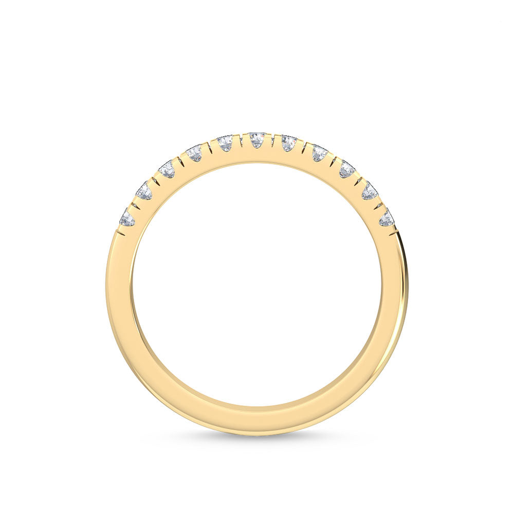 Yellow Gold / Chiara Prong Wedding Band