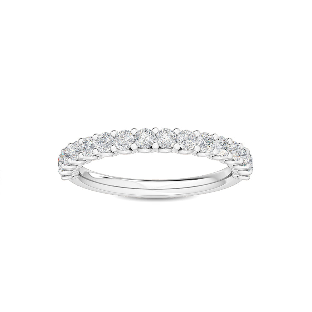 White Gold / Genevieve Prong Wedding Band