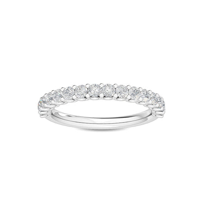White Gold / Genevieve Prong Wedding Band