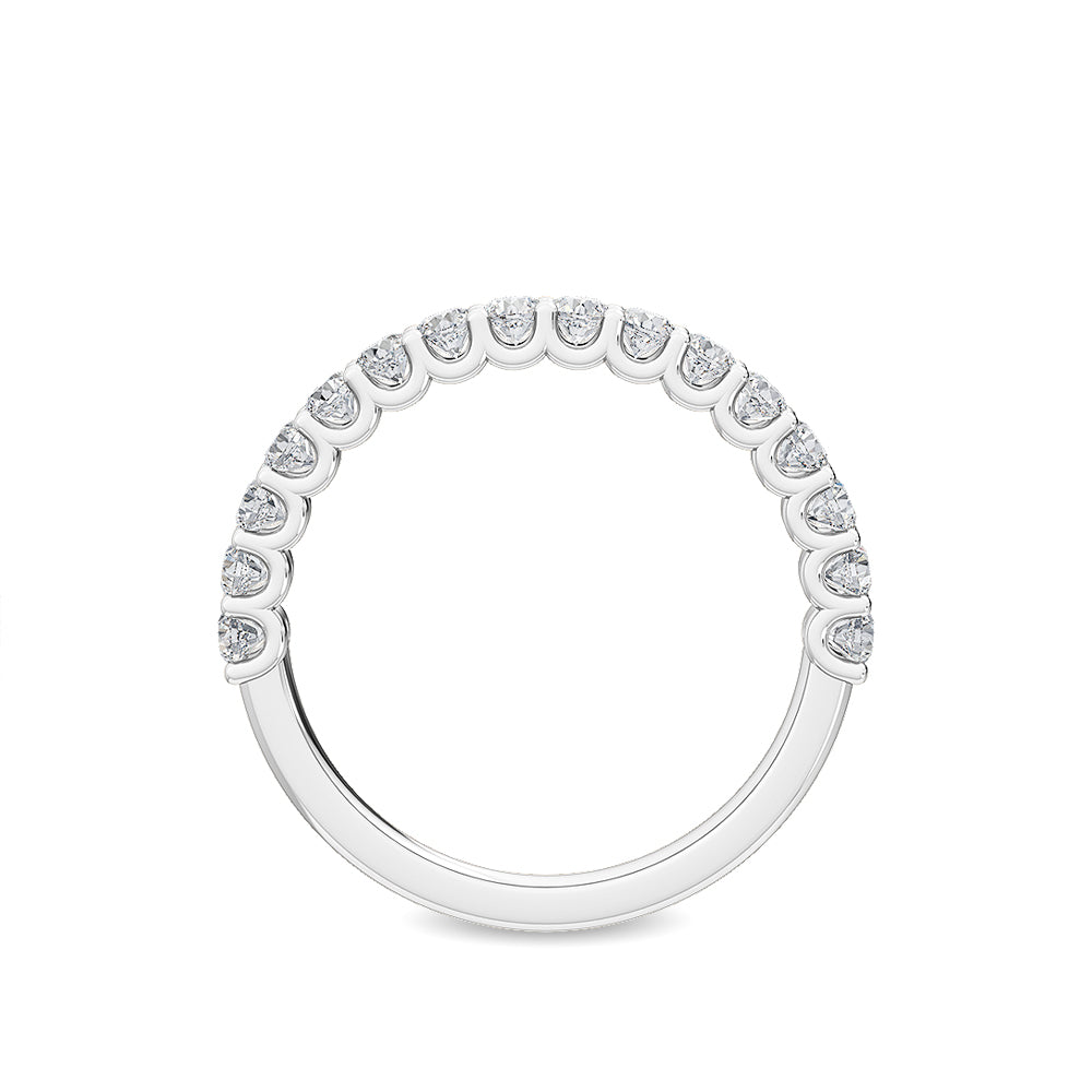 White Gold / Genevieve Prong Wedding Band