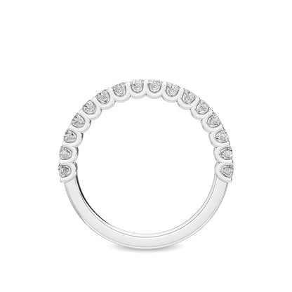 White Gold / Genevieve Prong Wedding Band