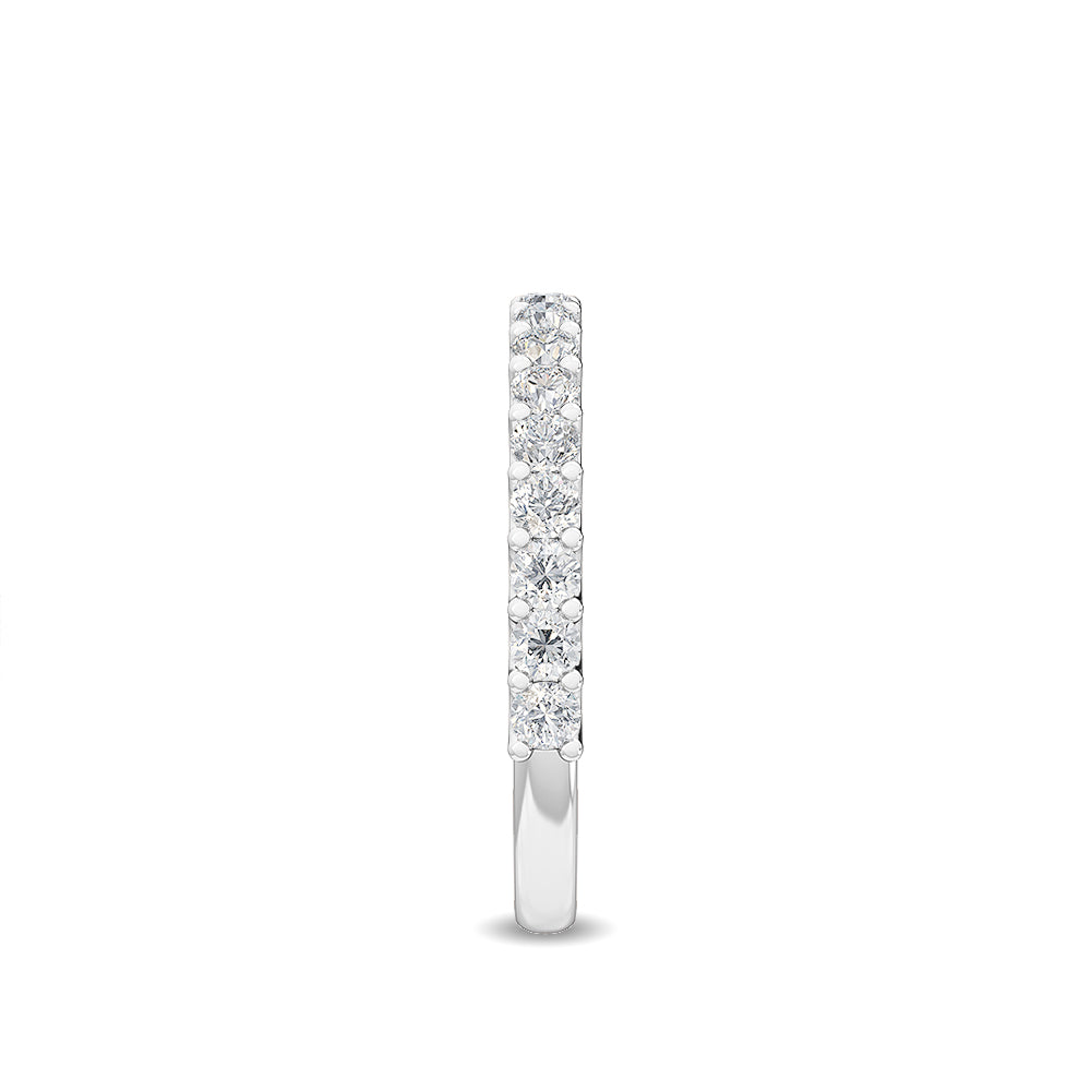 White Gold / Genevieve Prong Wedding Band