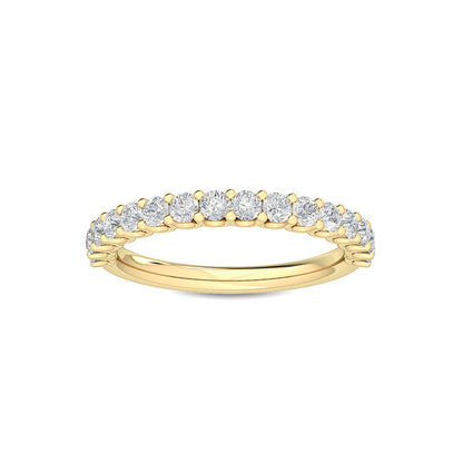 Yellow Gold / Genevieve Prong Wedding Band