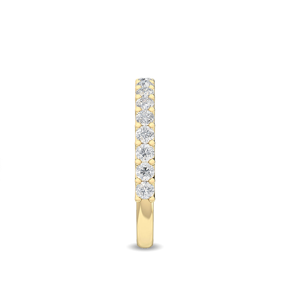 Yellow Gold / Genevieve Prong Wedding Band