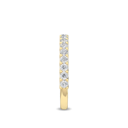 Yellow Gold / Genevieve Prong Wedding Band