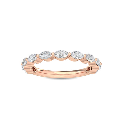 Rose Gold / Adeena Diamond Wedding Band