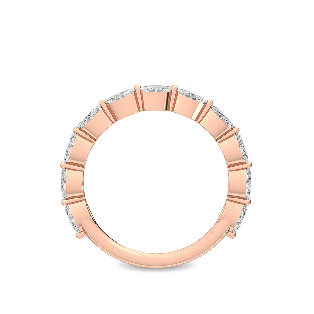 Rose Gold / Adeena Diamond Wedding Band