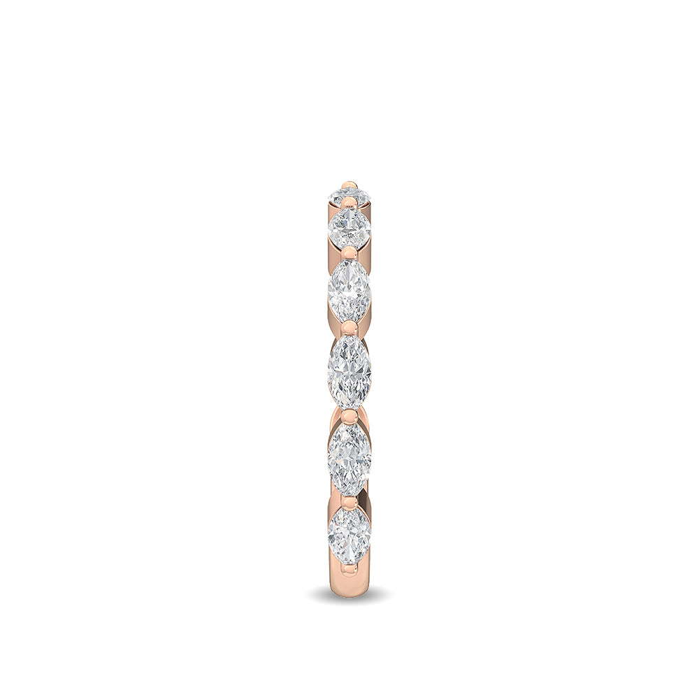 Rose Gold / Adeena Diamond Wedding Band