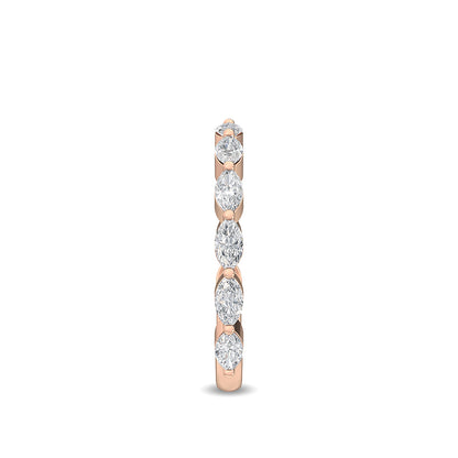 Rose Gold / Adeena Diamond Wedding Band