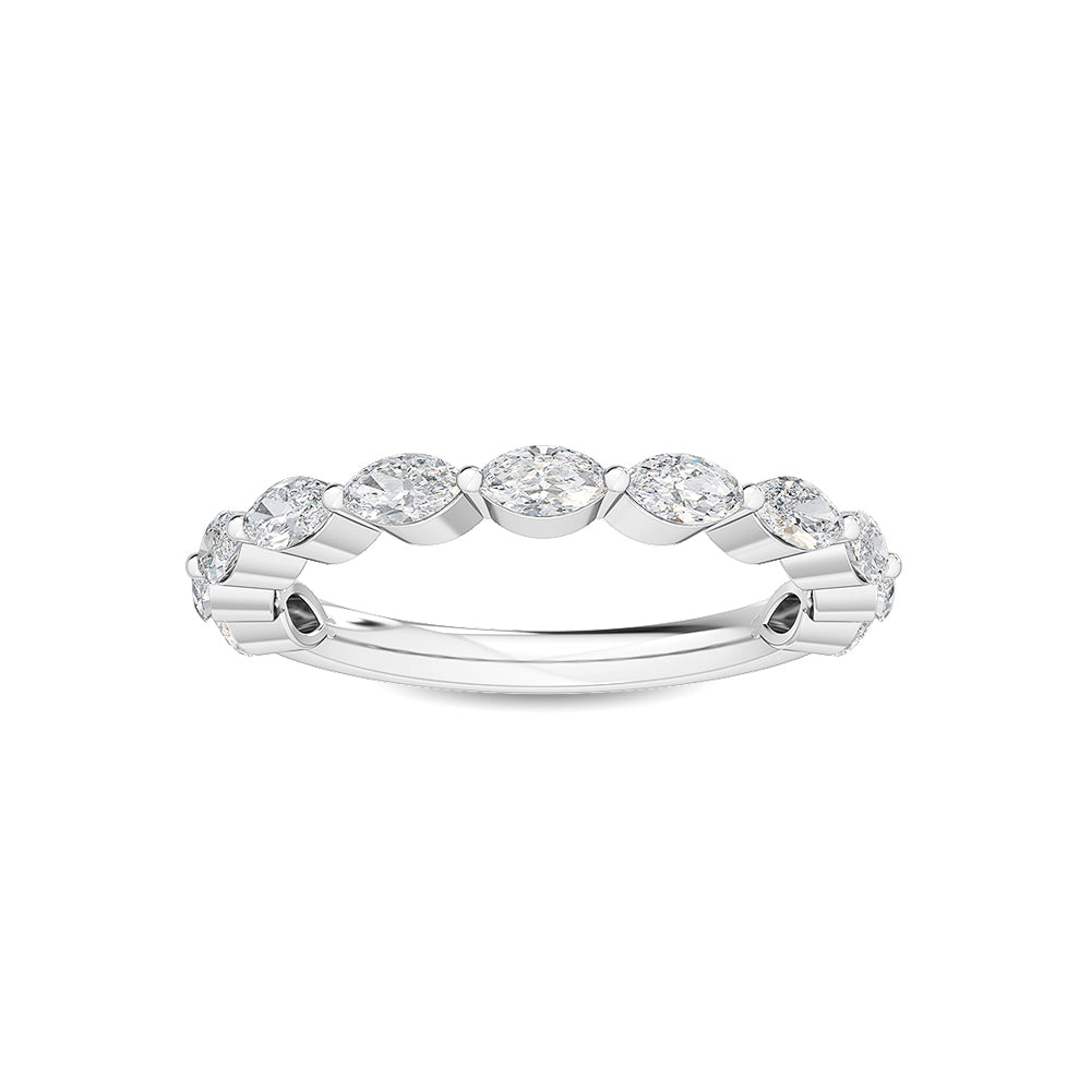 White Gold / Adeena Diamond Wedding Band