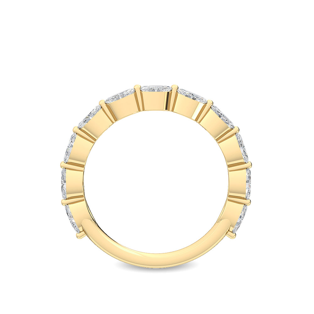 Yellow Gold / Adeena Diamond Wedding Band