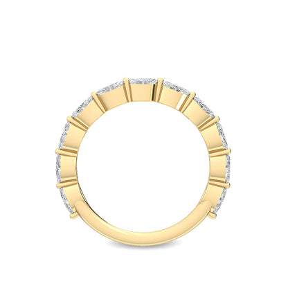 Yellow Gold / Adeena Diamond Wedding Band
