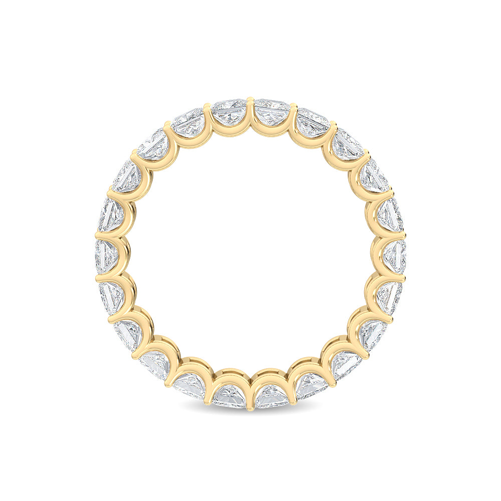 Yellow Gold / Sabrina Eternity Wedding Band
