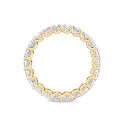 Yellow Gold / Sabrina Eternity Wedding Band