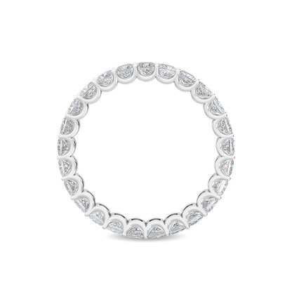 White Gold / Farah Eternity Wedding Band