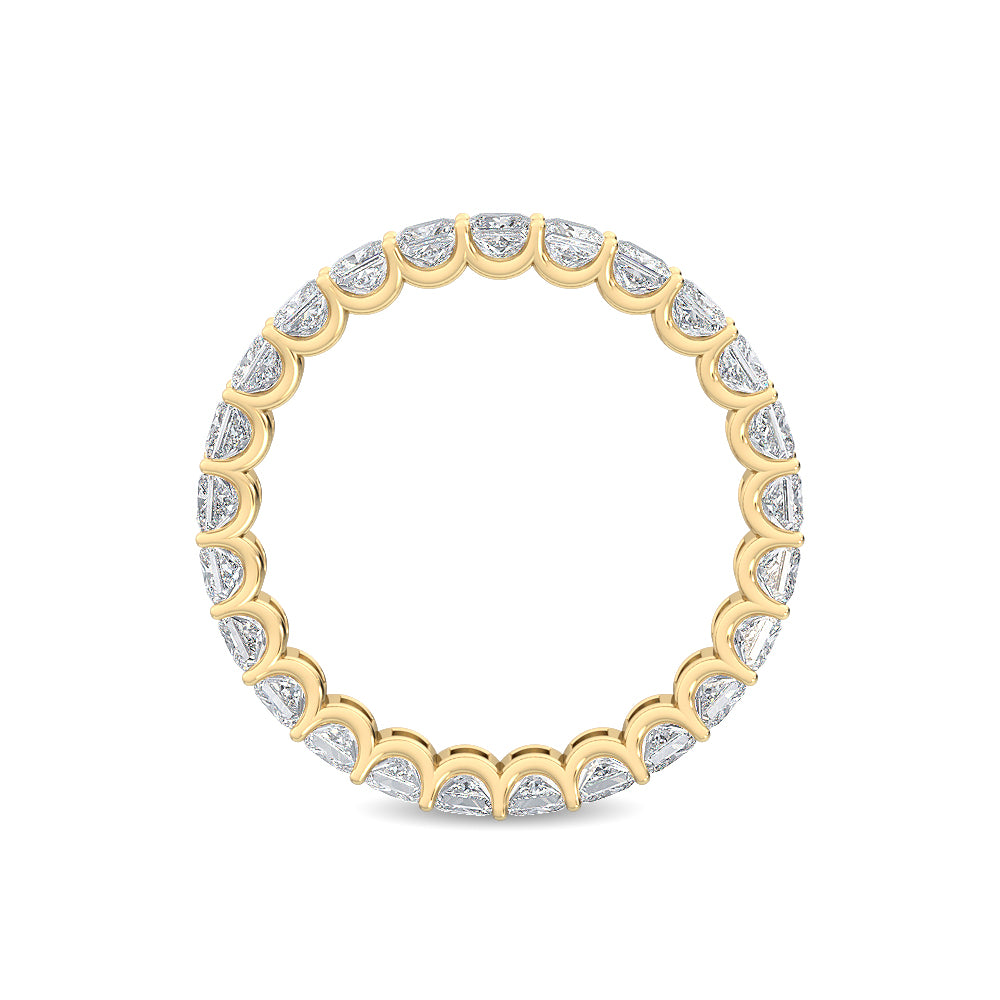 Yellow Gold / Farah Eternity Wedding Band