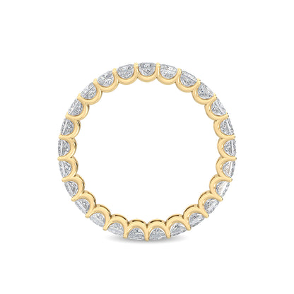 Yellow Gold / Farah Eternity Wedding Band