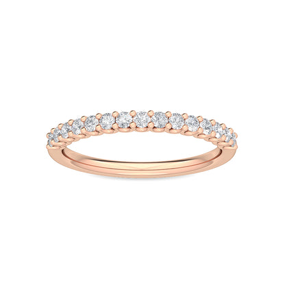 Rose Gold / Juna Prong Wedding Band
