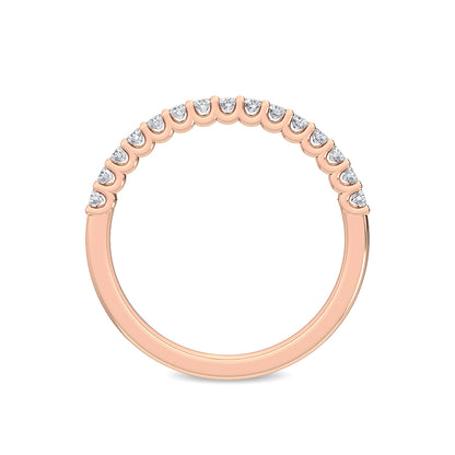 Rose Gold / Juna Prong Wedding Band