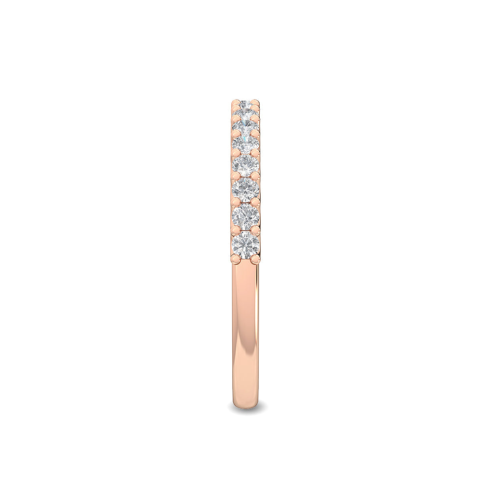 Rose Gold / Juna Prong Wedding Band