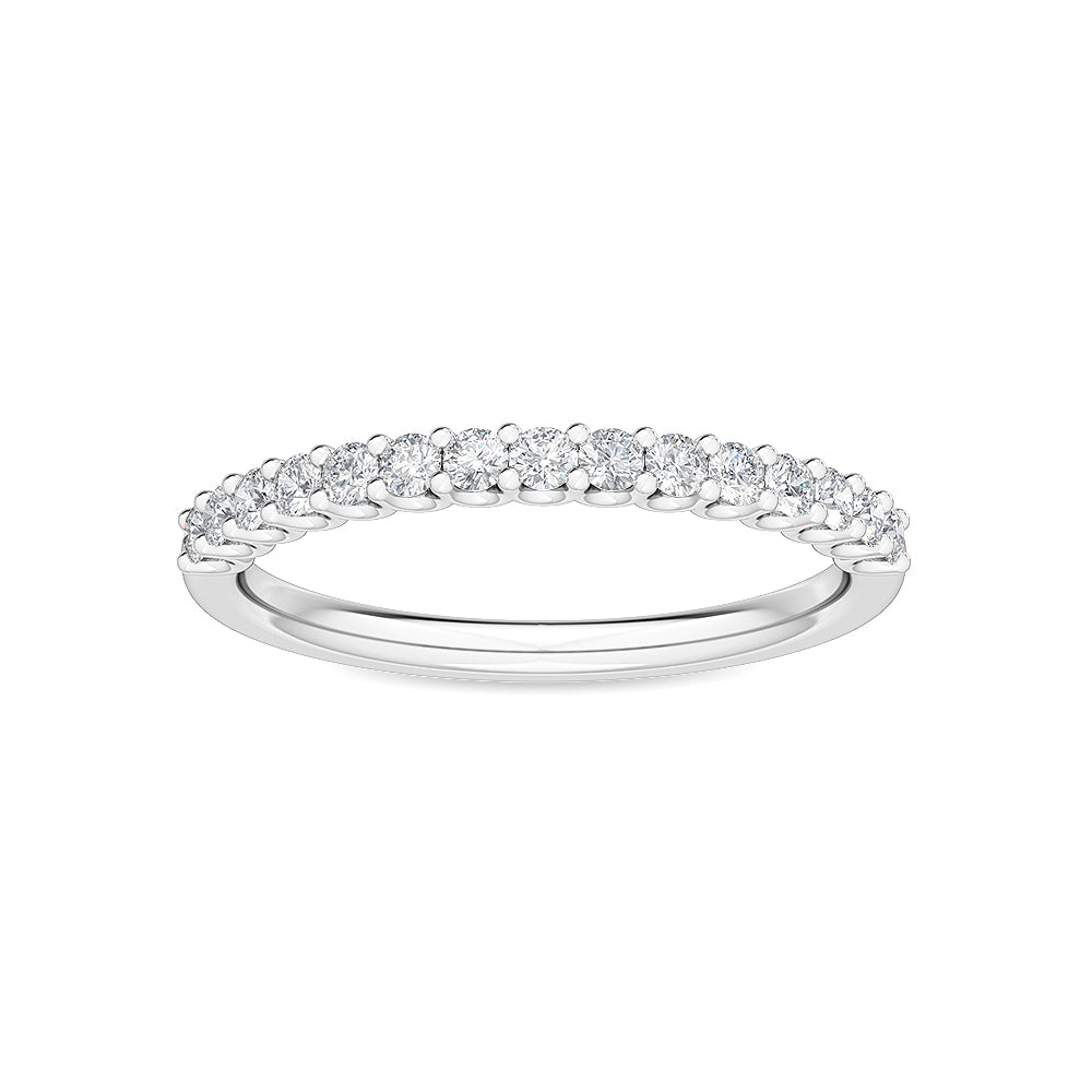 White Gold / Juna Prong Wedding Band