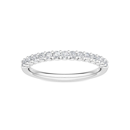 White Gold / Juna Prong Wedding Band