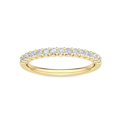 Yellow Gold / Juna Prong Wedding Band