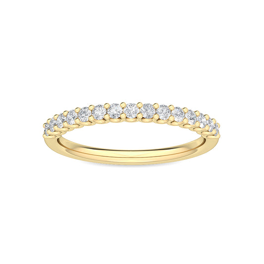 Yellow Gold / Juna Prong Wedding Band