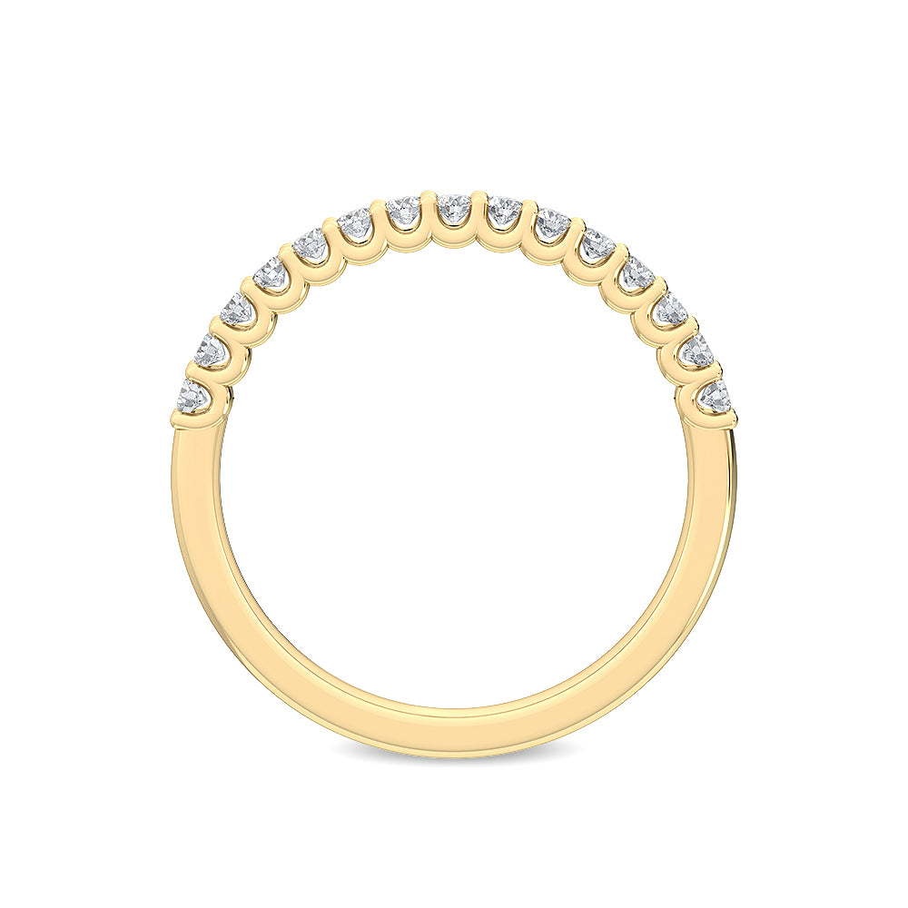 Yellow Gold / Juna Prong Wedding Band