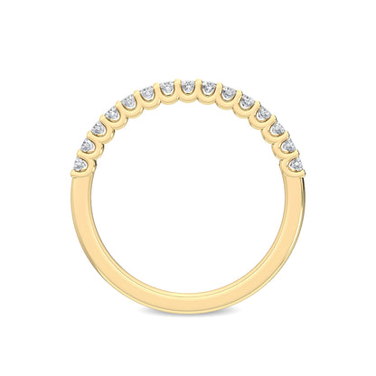 Yellow Gold / Juna Prong Wedding Band