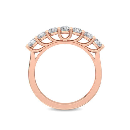 Rose Gold / Zeina Prong Wedding Band