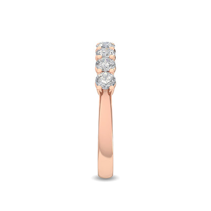 Rose Gold / Zeina Prong Wedding Band