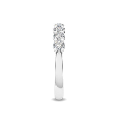 White Gold / Zeina Prong Wedding Band