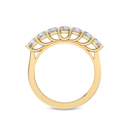 Yellow Gold / Zeina Prong Wedding Band