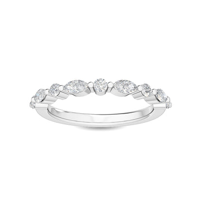 White Gold / Leena Diamond Wedding Band