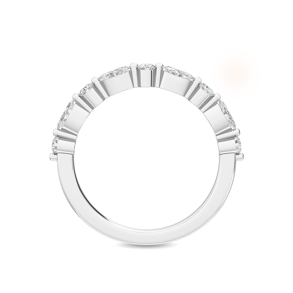White Gold / Leena Diamond Wedding Band