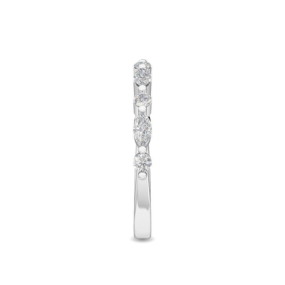 White Gold / Leena Diamond Wedding Band