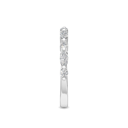 White Gold / Leena Diamond Wedding Band