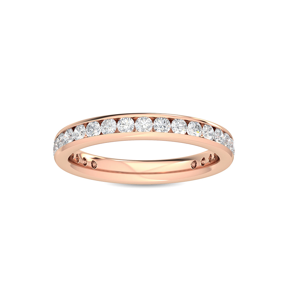 Rose Gold / Misha Diamond Wedding Band
