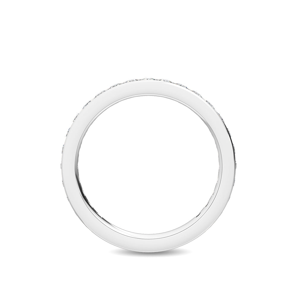 White Gold / Emaan Channel Wedding Band