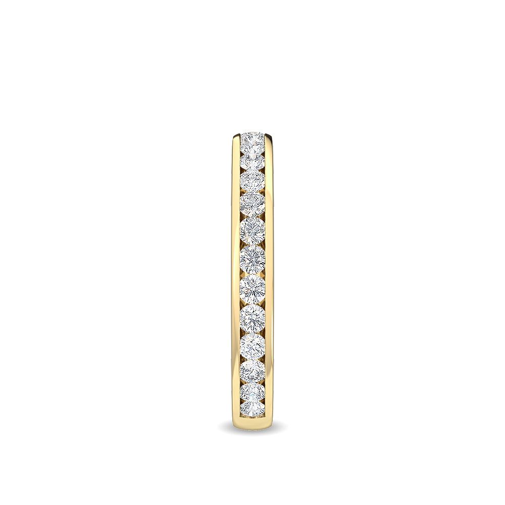 Yellow Gold / Emaan Channel Wedding Band