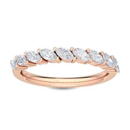 Rose Gold / Talia Diamond Wedding Band