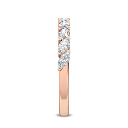 Rose Gold / Talia Diamond Wedding Band