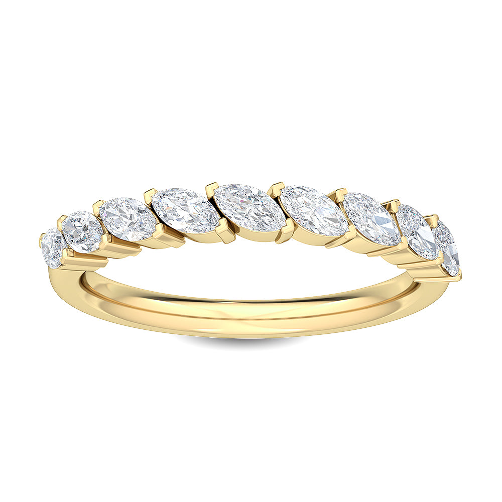 Yellow Gold / Talia Diamond Wedding Band