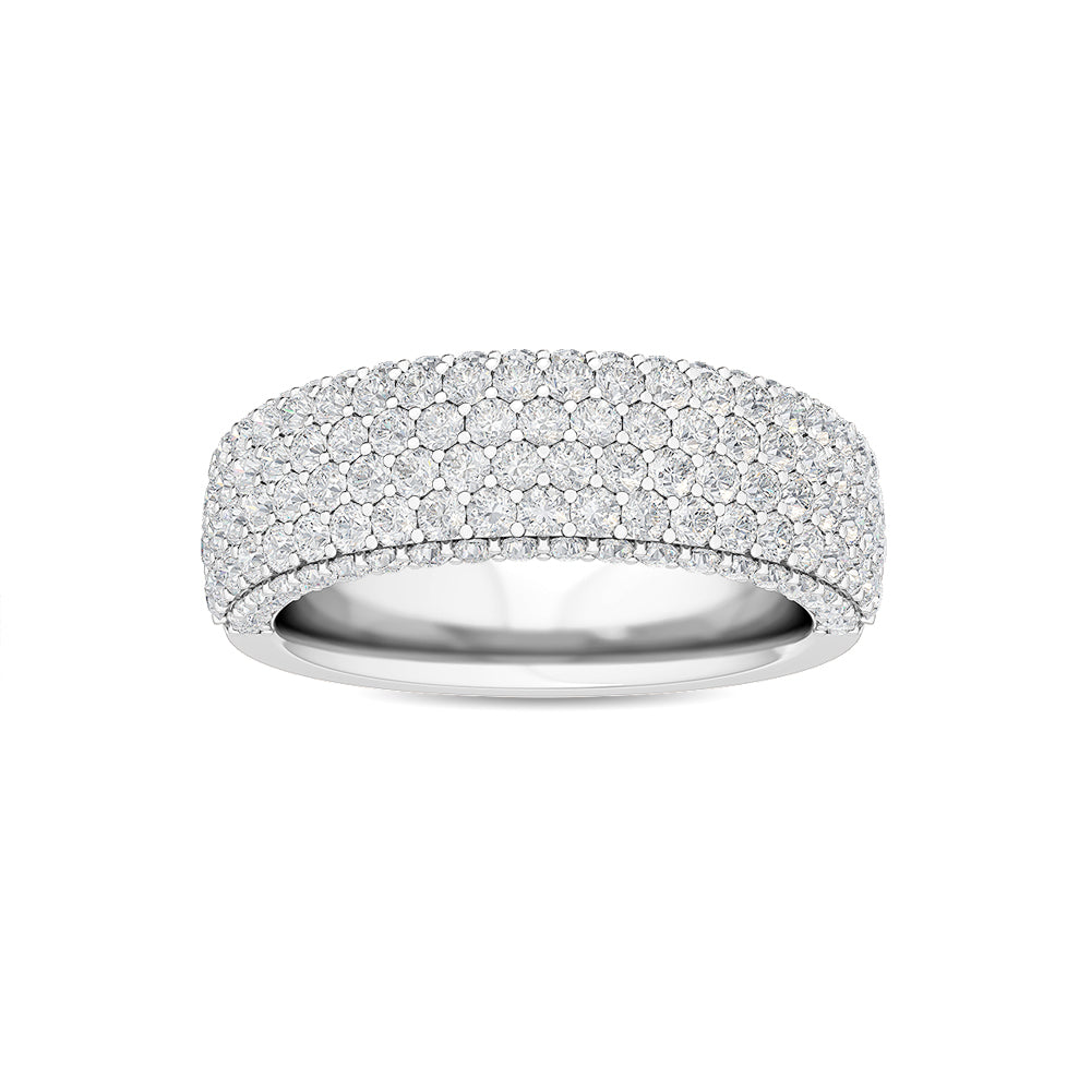 White Gold / Ariana Stackable Wedding Band
