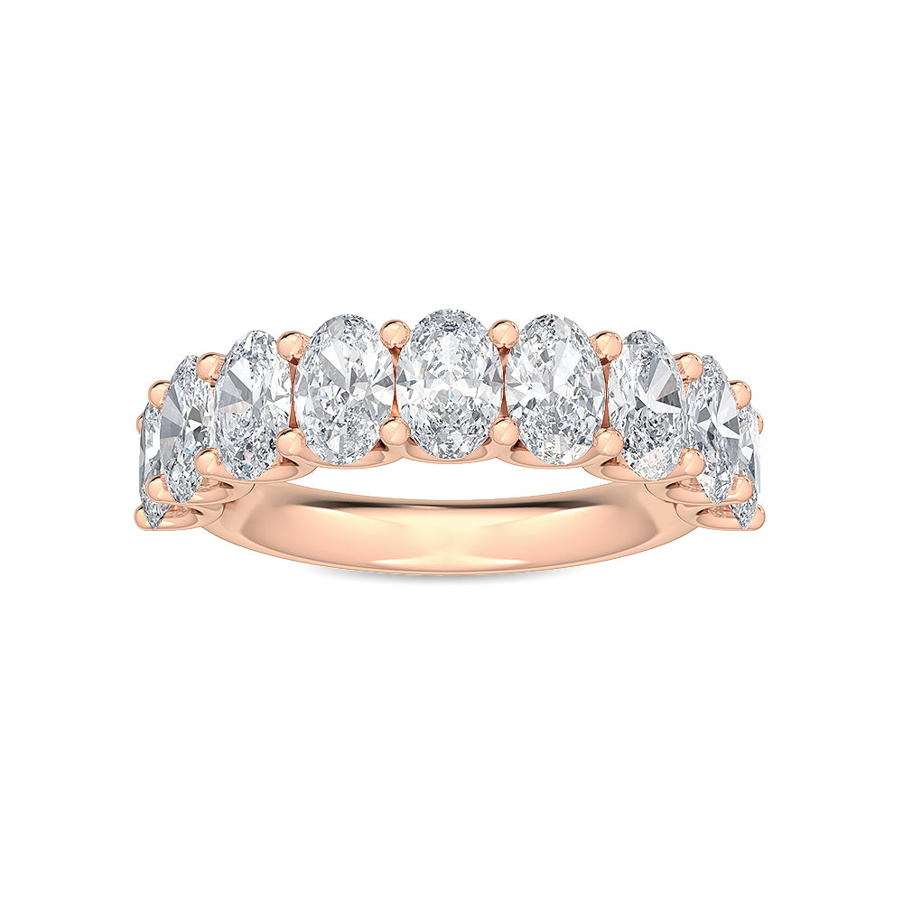 Rose Gold / Samira Diamond Wedding Band