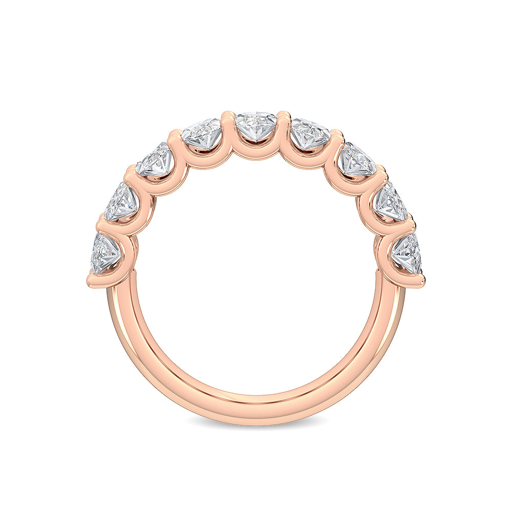 Rose Gold / Samira Diamond Wedding Band