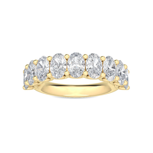 Yellow Gold / Evangeline Diamond Wedding Band