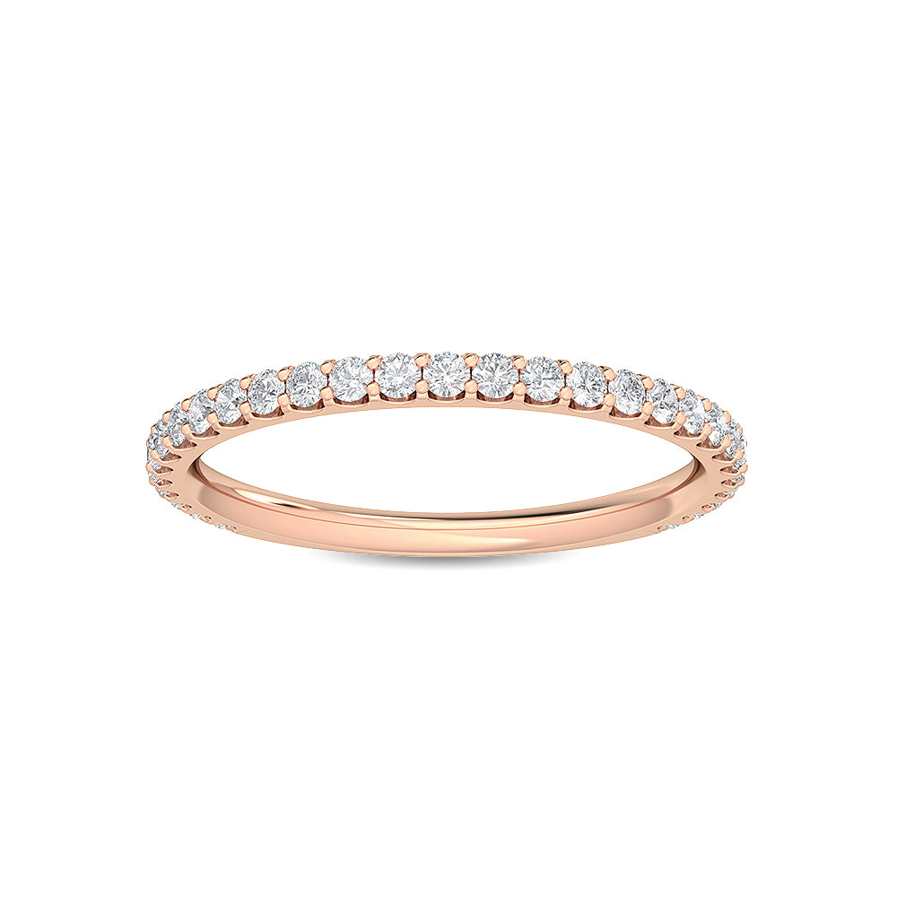 Rose Gold / Daria Prong Wedding Band